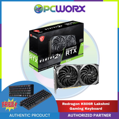 MSI NVIDIA® GeForce RTX™ 3060 Ventus 2X OC 12GB GDDR6 LHR