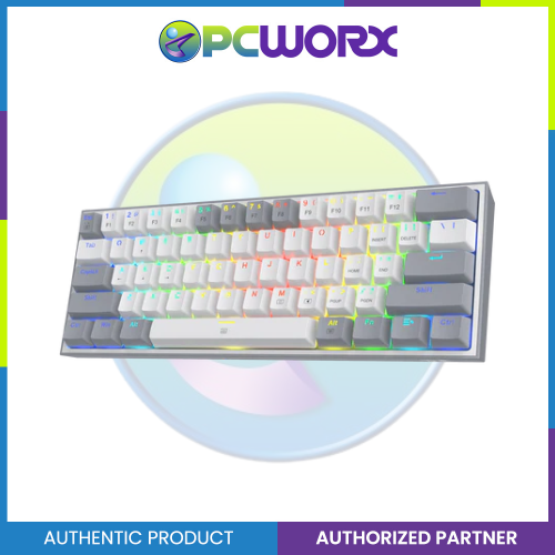 Redragon K617GGW FIZZ RGB Gradient Grey White Blue Switch