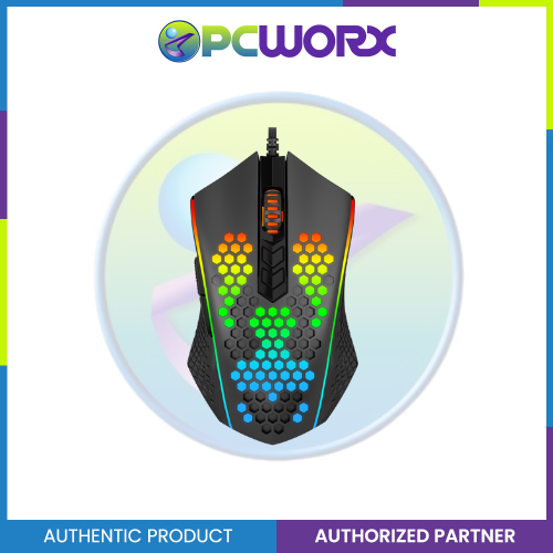 Redragon M809-K Memeanlion Honeycomb 124000DPI RGB Mouse Black