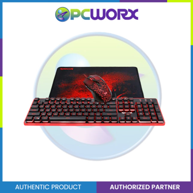 Redragon S107 Keyboard and Mouse Combo Plus Mouse Pad 3 in 1 set