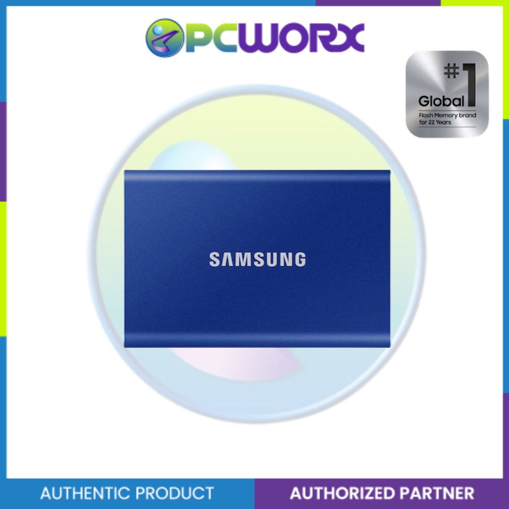 Samsung MU-PC1T0H/WW 1TB T7 Blue Portable Solid State Drive