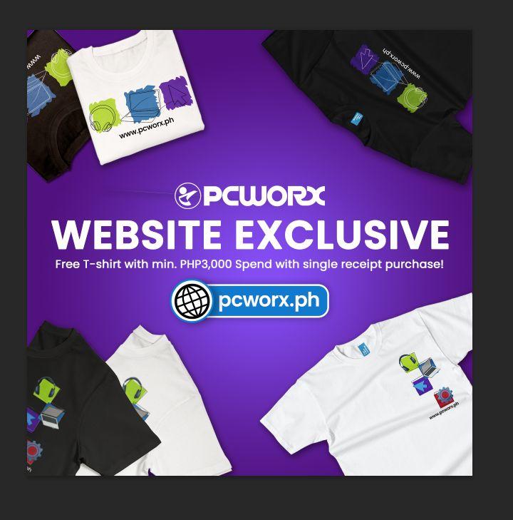 LIMITED EDITION PCWORX SHIRT FREEBIE ONLY