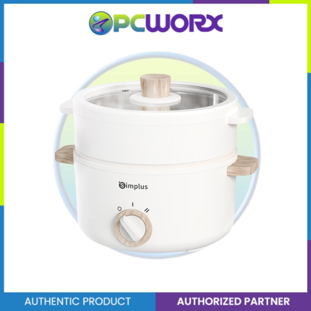 Simplus 1.5L Multi-Function Electric Cooker White
