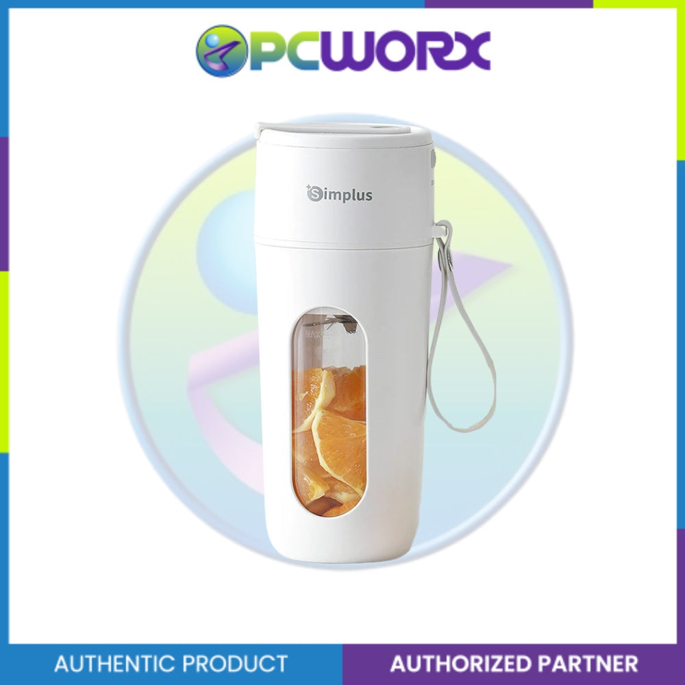 Simplus 400ml Portable Blender Juicer Large Battery White
