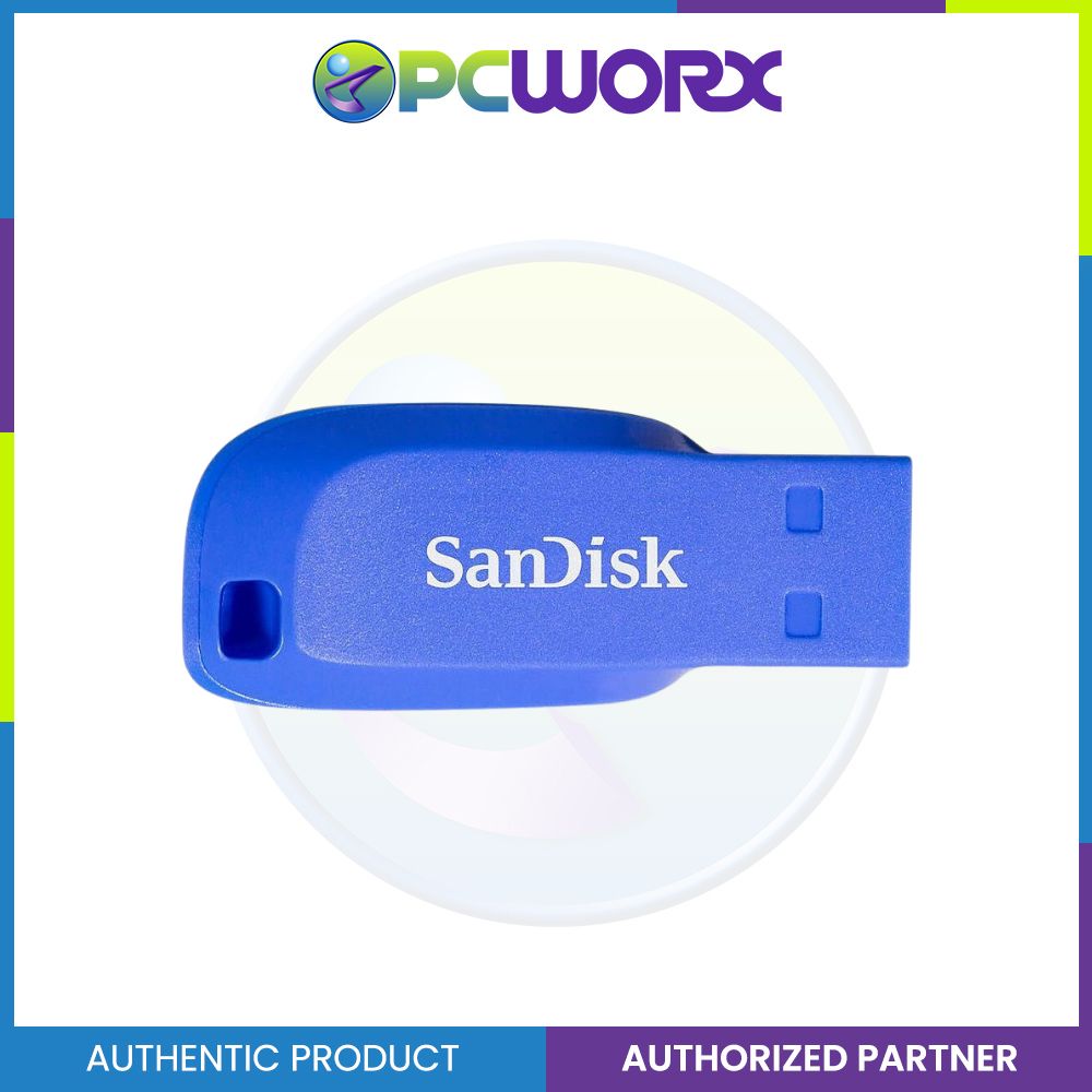 Sandisk SDCZ50C-016G-B35BE  16GB Cruzer Blade USB 2.0 Electric Blue