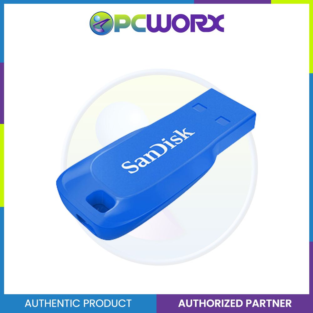 Sandisk SDCZ50C-016G-B35BE  16GB Cruzer Blade USB 2.0 Electric Blue
