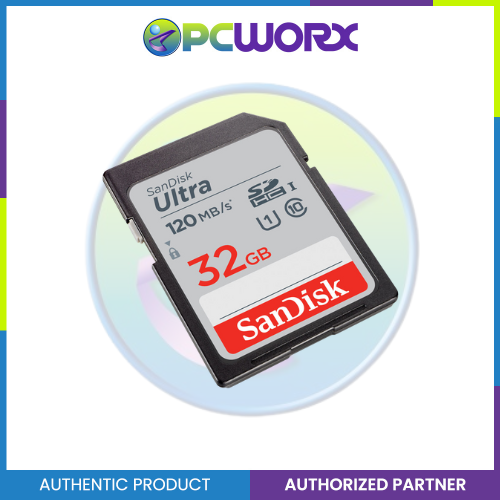 Sandisk SDSDUN4-032G/512GB-GN6IN 32GB/512GB Ultra SDHC 120MB/s Class 10 UHS U1