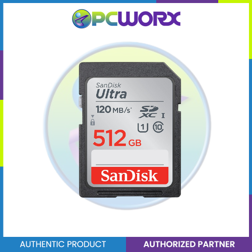 Sandisk SDSDUN4-032G/512GB-GN6IN 32GB/512GB Ultra SDHC 120MB/s Class 10 UHS U1
