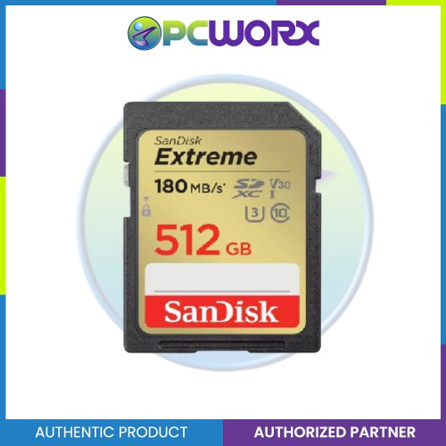 Sandisk SDSDXVV-512G-GNCIN 512GB Extreme SDXC C10 UHS-I 130MB/S SD CARD