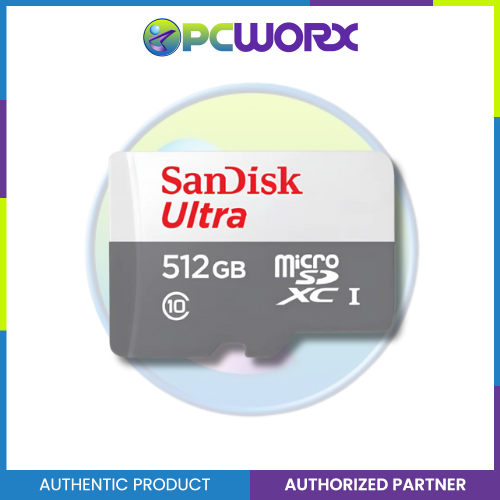 Sandisk SDSQUNR-512G-GN3MN 512GB Ultra MICROSDXC C10 UHS-1 100Mb MicroSD Card