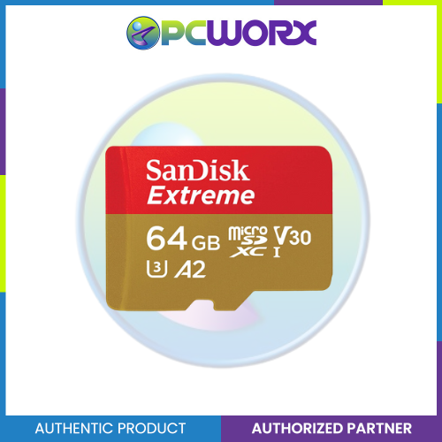 Sandisk SDSQXAH-064G-GN6MN 64GB Extreme Micro SD 170MB/S C10