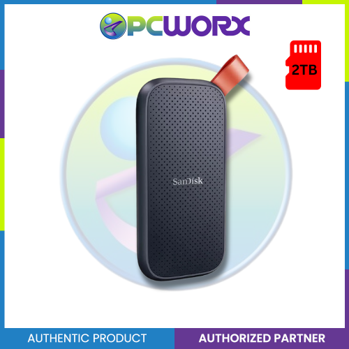 Sandisk SDSSDE30 1TB, 2TB Portable SSD USB3.2 Gen2 Read Speed up to 520MB