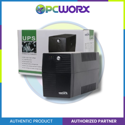 Secure 650VA 455Watts with 4 Sockets