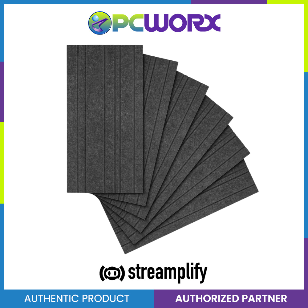 Streamplify AP-6P-Gy Acoustic Panels Grey