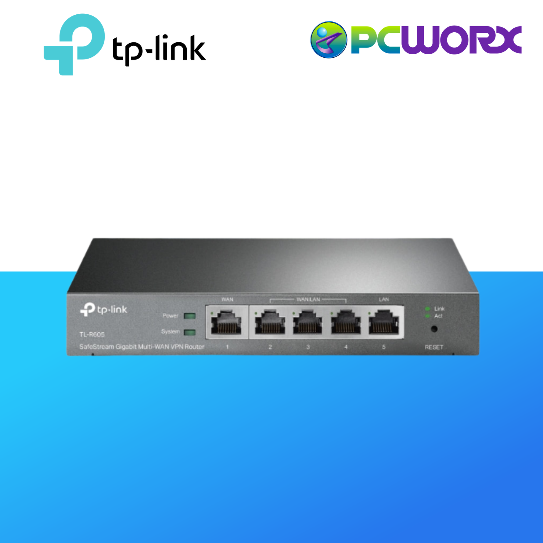 TP-link TL-R605 SafeStream Gigabit Multi-WAN VPN Router