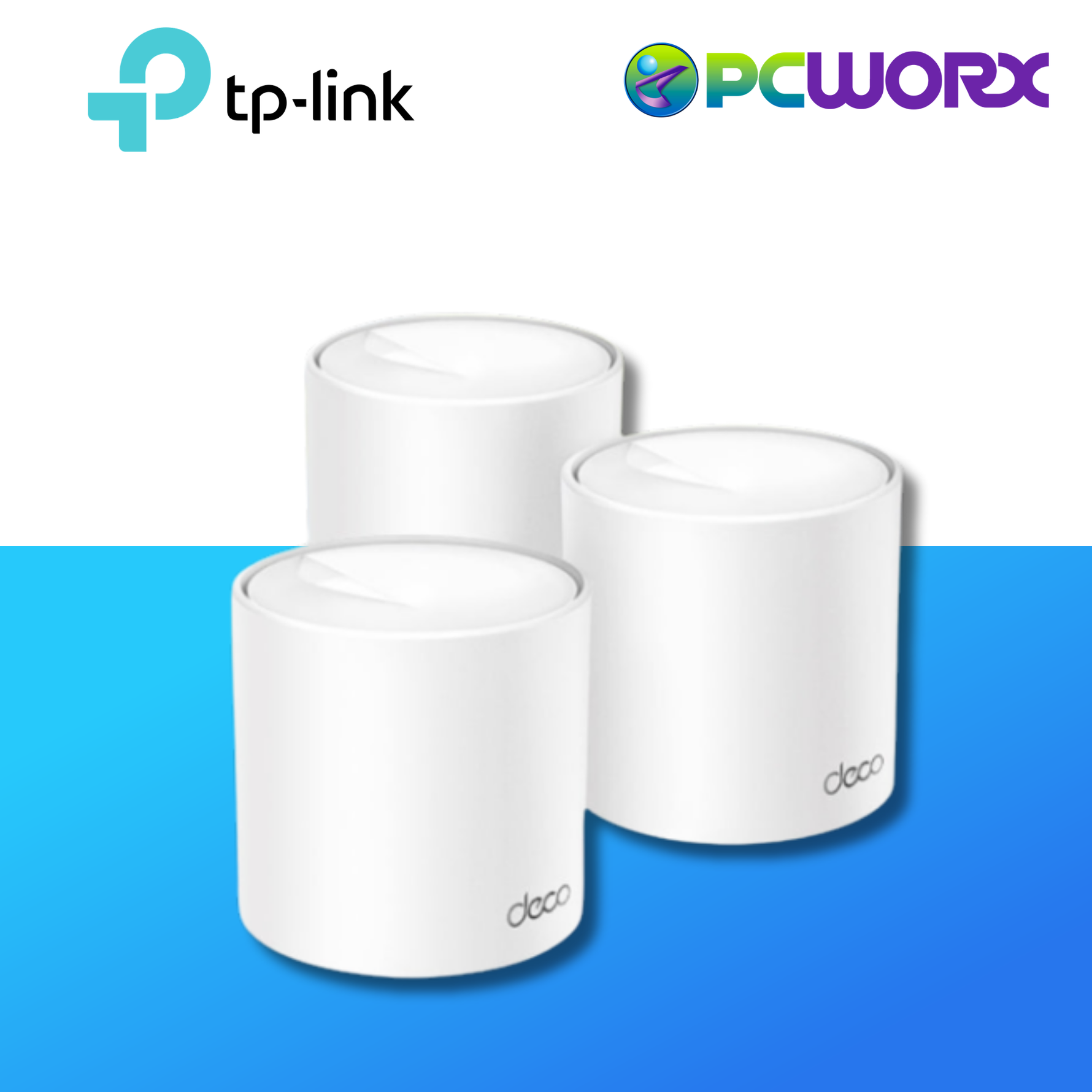 TP-Link Deco X10 (3-pack) AX1500 Whole Home Mesh Wi-Fi 6 System