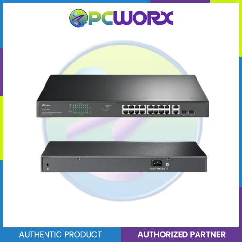 TP-Link TL-SG1218MP 18-Port Gigabit Rackmount  Switch with 16-Port PoE+