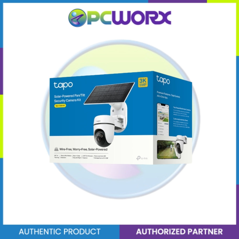 TP-Link Tapo C630 KIT Solar-Powered Pan/Tilt Security Camera Kit