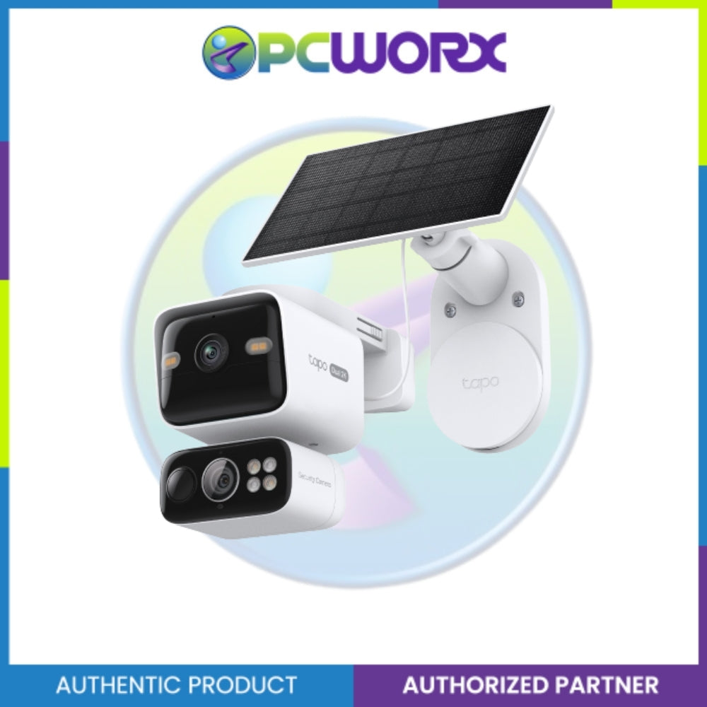 TP-Link Tapo C645D KIT Solar-Powered Dual-Lens Pan/Tilt Security Camera Kit