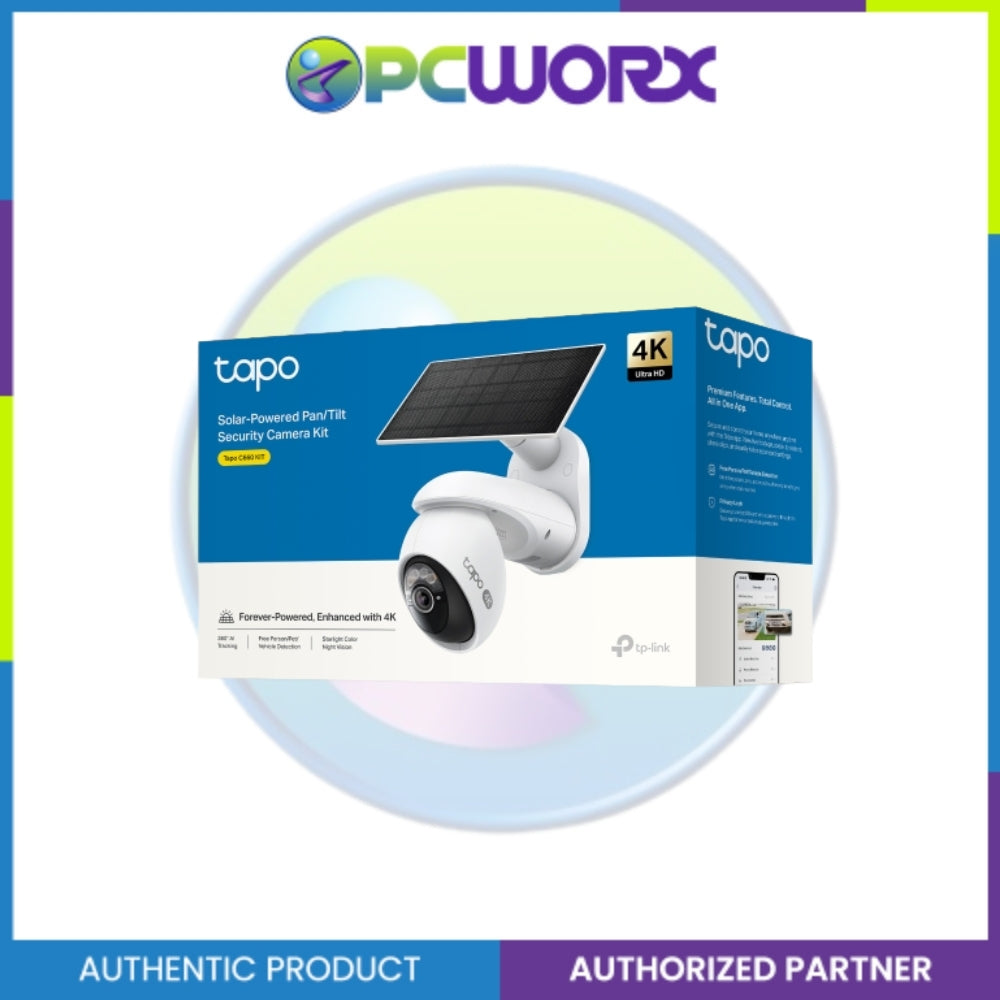 TP-Link Tapo C660 KIT Solar-Powered Pan/Tilt Security Camera Kit