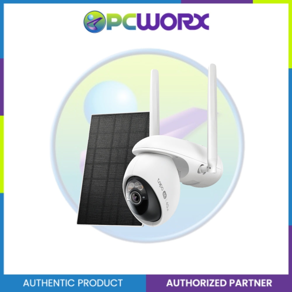 TP-Link Tapo C665G KIT Solar-Powered Pan/Tilt Wi-Fi/4G LTE Security Camera Kit