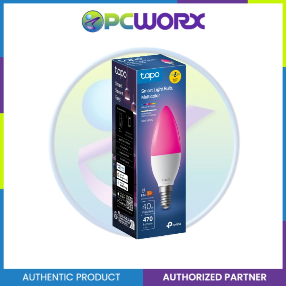 TP-Link Tapo (L430C),(L430P) Smart Light Bulb, Multicolor