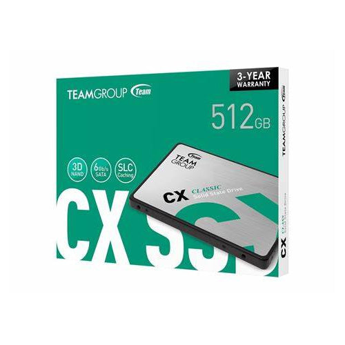Team Group Classic CX2 T253X6512G0C101 512GB 2.5" Sata III SSD