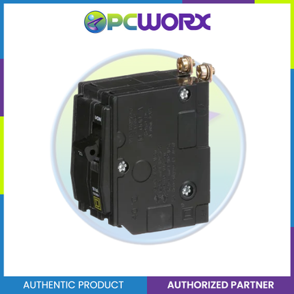 Schneider QOB UL 2-Pole 60A Bolt-On Miniature Circuit Breaker 120/240V 10kAIC QOB260