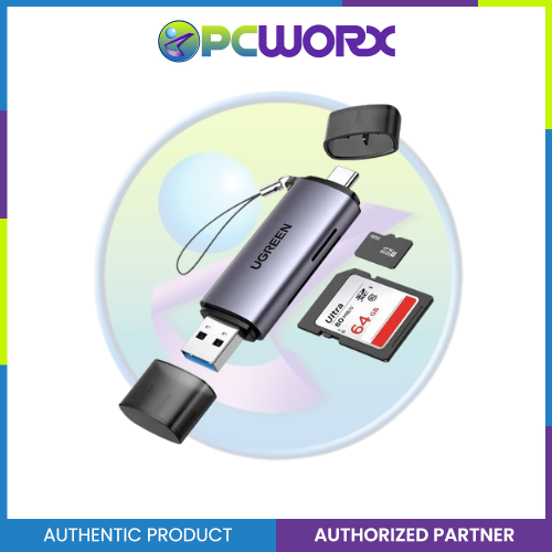 UGREEN 50706 Type-C/USB A TF/SD Card Reader CM185
