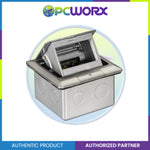 S-Flexi Aluminum Empty Floor Socket with Wall Box by Schneider Electric (E224F-ABE)