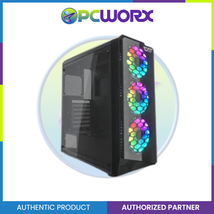 Darkflash Water Square 5 Black ATX Mid-Tower Gaming Case