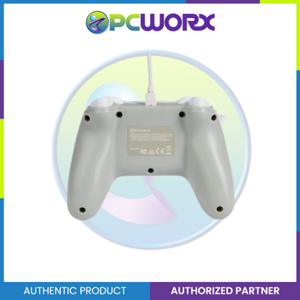 Enhanced Wired Controller for Nintendo Switch | Black / White Console Controller |  A Power Controller