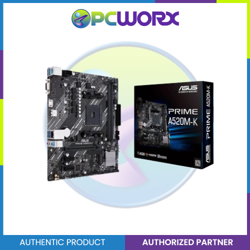 Asus Prime A520M-K DDR4 AM4 AVL mATX