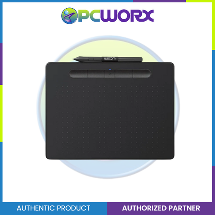 Wacom Ctl-6100wl/K0-Cx Intuos Black Medium With Bluetooth Creative Pen Tablet