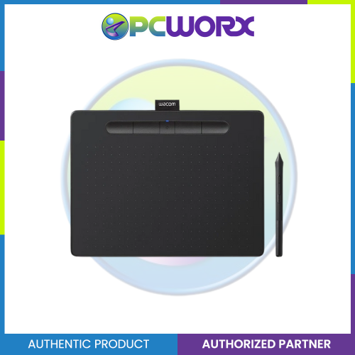 Wacom Ctl-6100wl/K0-Cx Intuos Black Medium With Bluetooth Creative Pen Tablet