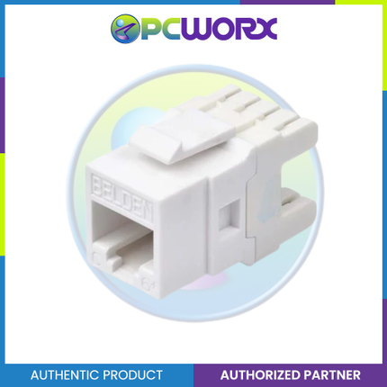 Belden KeyConnect Category 5e Information Outlet White P/N: AX101309