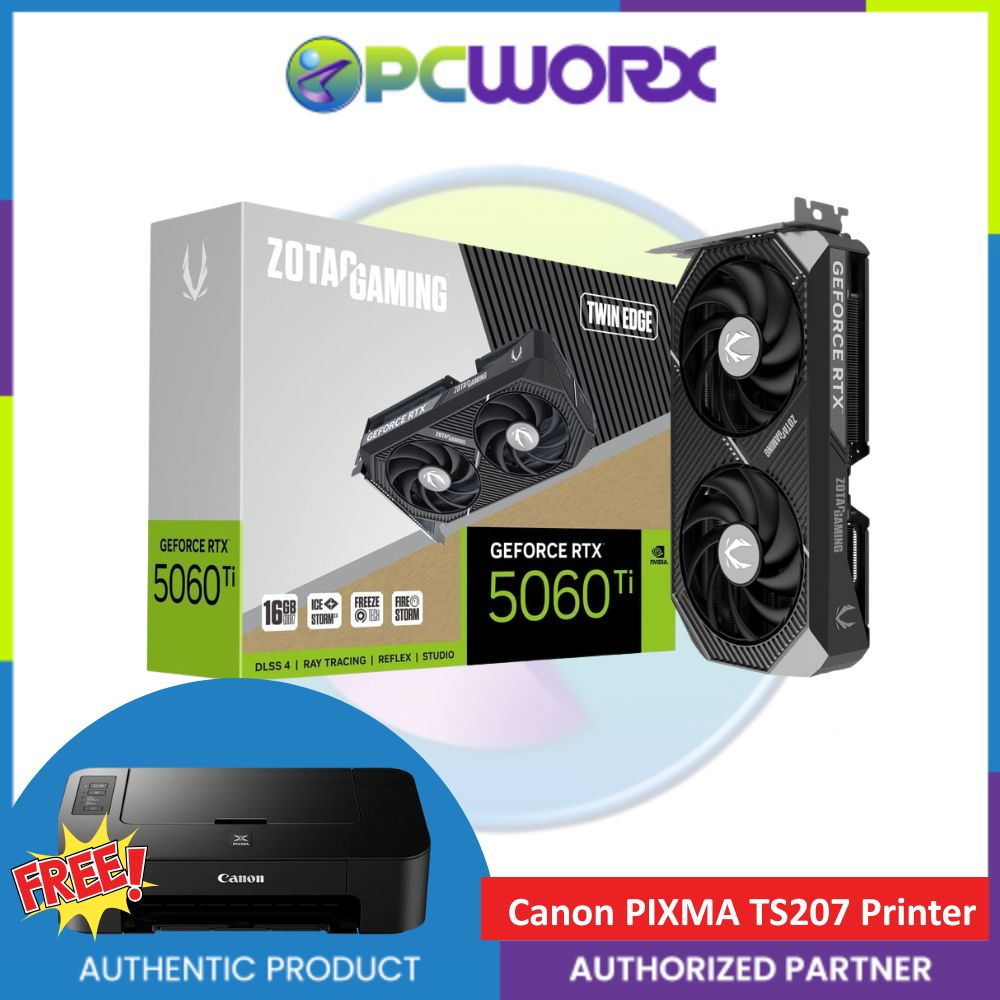 Zotac NVIDIA® ZT-B50620F-10M RTX™5060 TI AMP 16GB GDDR7 Graphics Card