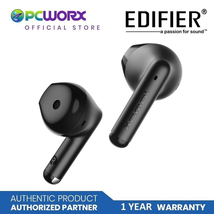 Edifier X2 True Wireless Earbuds Headphones Black | Wireless Earbuds Bluetooth 5.1 Headphones with Charging Case | Waterproof Stereo |  Earphones in-Ear Headset Deep Bass |  Built-in Mic for iPhone Android iOS |  Black