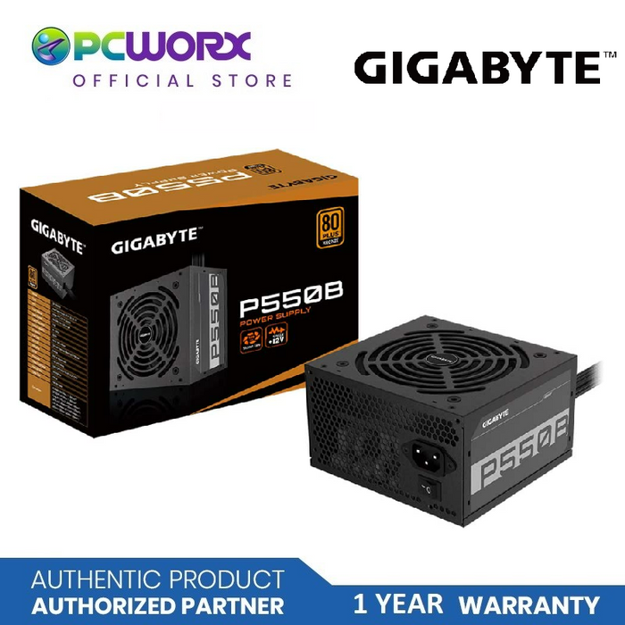 Gigabyte GP-P550B 550W 80+ Bronze PSU | Desktop Power supply | Power supply | POWER SUPPLY UNIT - PSU