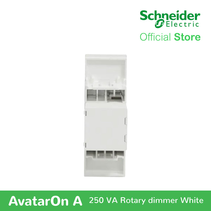 Schneider AvatarOn A 250 VA Rotary Dimmer - WHITE M3T1V400DM-WE