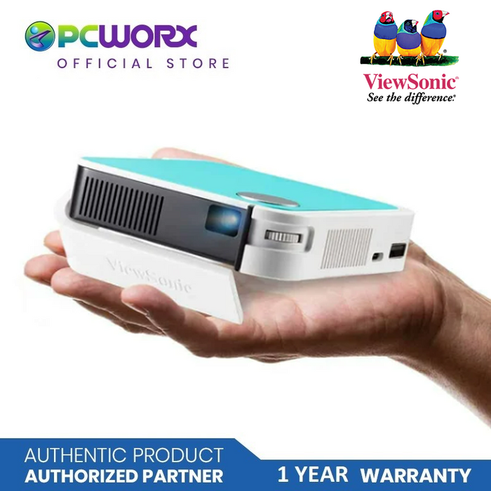 Viewsonic M1 Mini Plus 300 Ansi Lumens LED Light Source Projector | Viewsonic Projector | Portable Projector