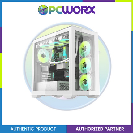 Darkflash DLX4000 Glass Selection PC Case White