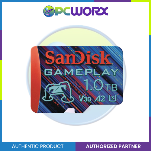 SanDisk SDSQXAV-1T00-GN6XN GamePlay microSDXC 1TB V30 U3 C10 A2 190MB/s R 130MB/