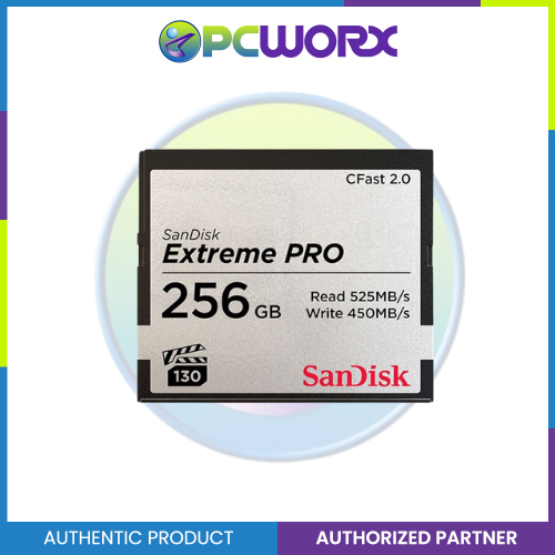 Sandisk SDCFSP-256G-G46D 256GB VPG130 525MB/s R 450MB/s W 4x6