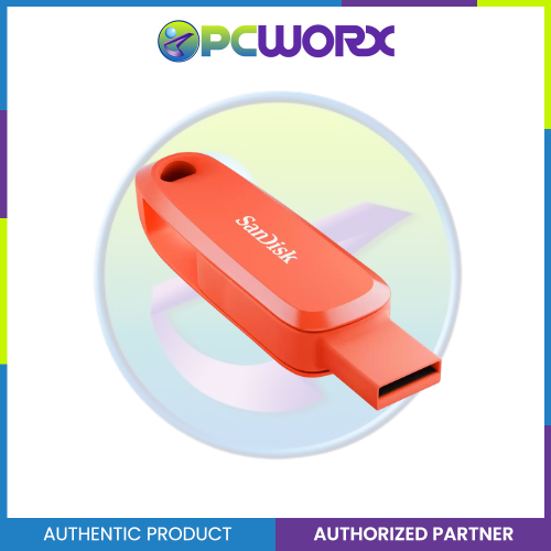 SanDisk SDDDC6-512G-G46NO 512GB Type-C OTG USB 3.2 Swivel Nasturtium Orange