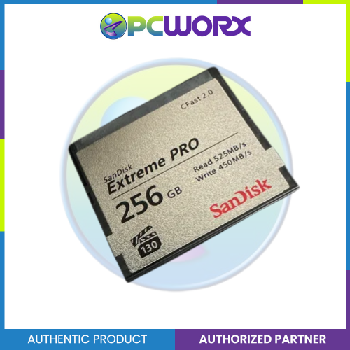 Sandisk SDCFSP-256G-G46D 256GB VPG130 525MB/s R 450MB/s W 4x6