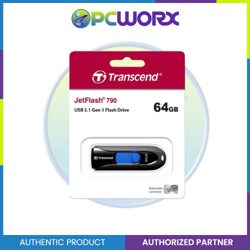Transcend TS64GJF790K 64GB JetFlash 790, Black