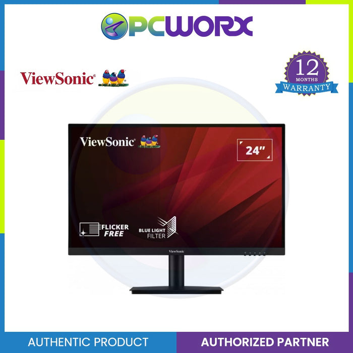 ViewSonic Va2408-H 24 Full Hd Monitor With Super Clear Ips Panel Technology