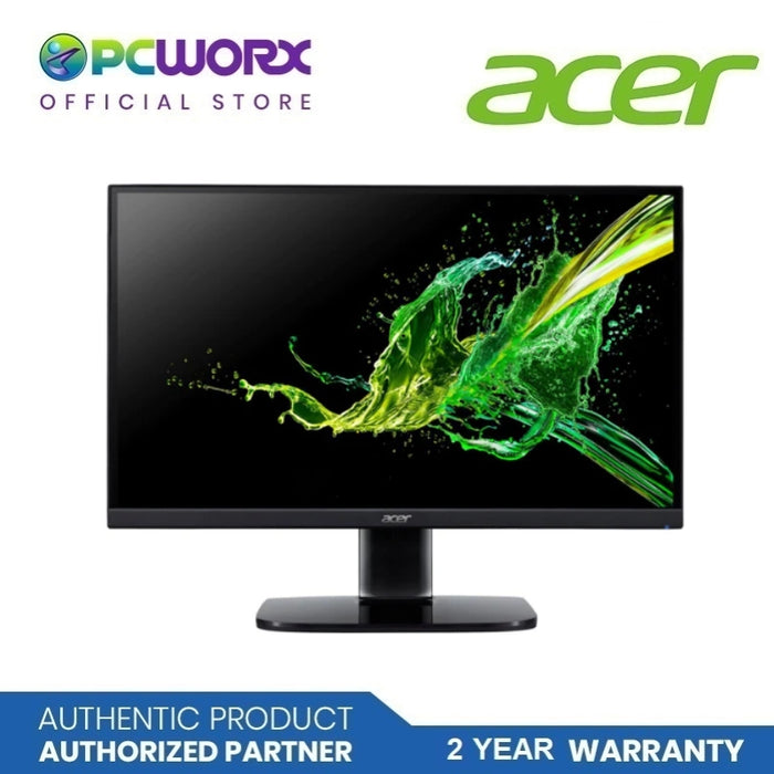 Acer KA242Y Ebi 23.8" Inch FHD IPS VGA + HDMI  (HDMI Cable Only) | Acer 23" Inch Monitor | Acer Monitor