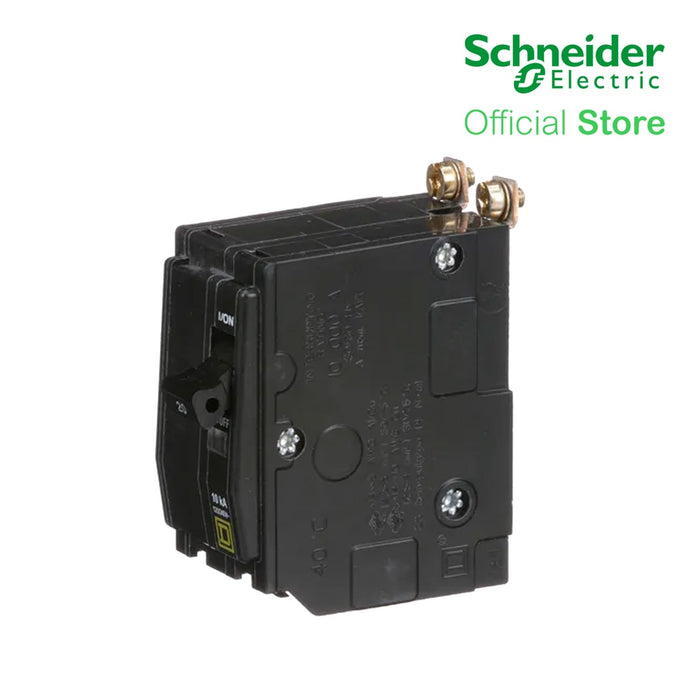 Schneider QOB UL 2-Pole 20A Bolt-On Miniature Circuit Breaker 120/240V 10kAIC QOB220